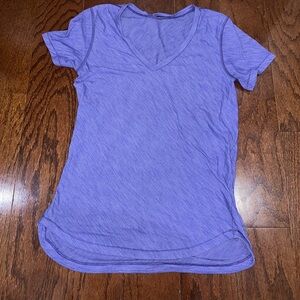Lulu lemon purple v neck shirt